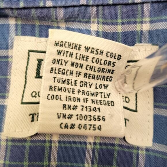 LL Bean Button Down Shirt Men's XXL TALL Short Sleeve Traditional Fit Lot of 5 - Picture 7 of 16